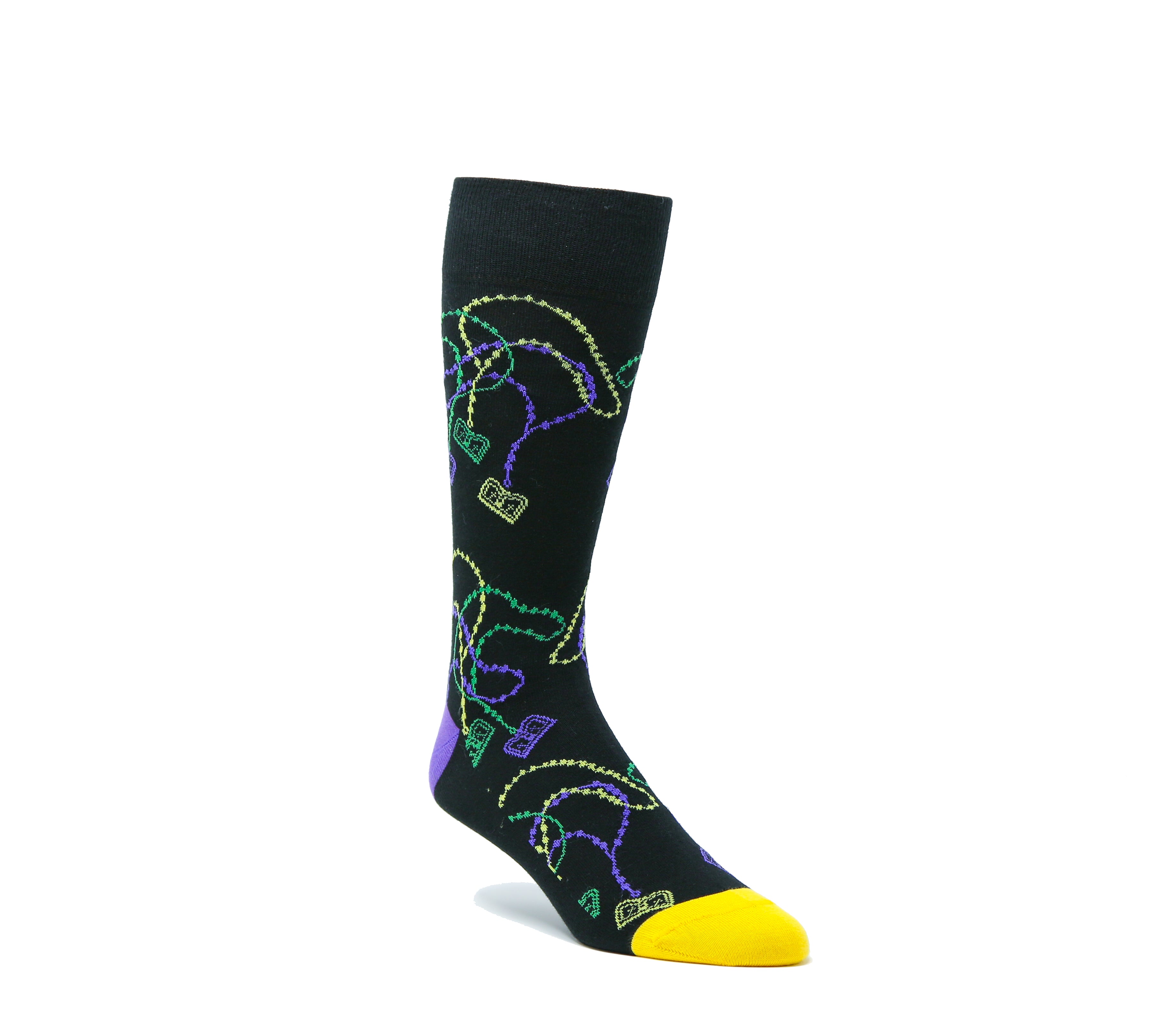 Mardi Gras Bead Sock – ELL & Atty